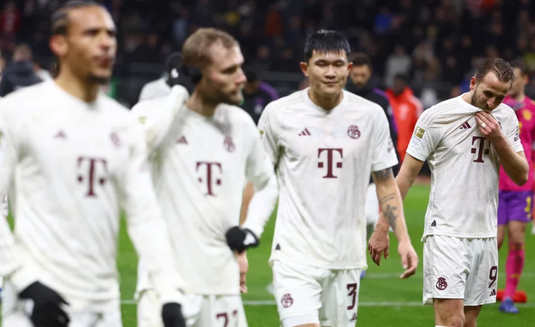 Bayern Munich Suffers Shock 5-1 Defeat Against Eintracht Frankfurt, Snapping Win Streak